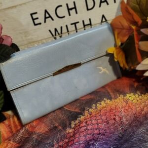 Elegant Light Blue Clutch Vintage From The Union Of Pacific Railroad